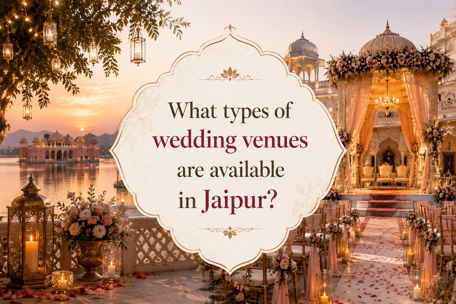 What Types Of Wedding Venues are available in Jaipur? - complete guide